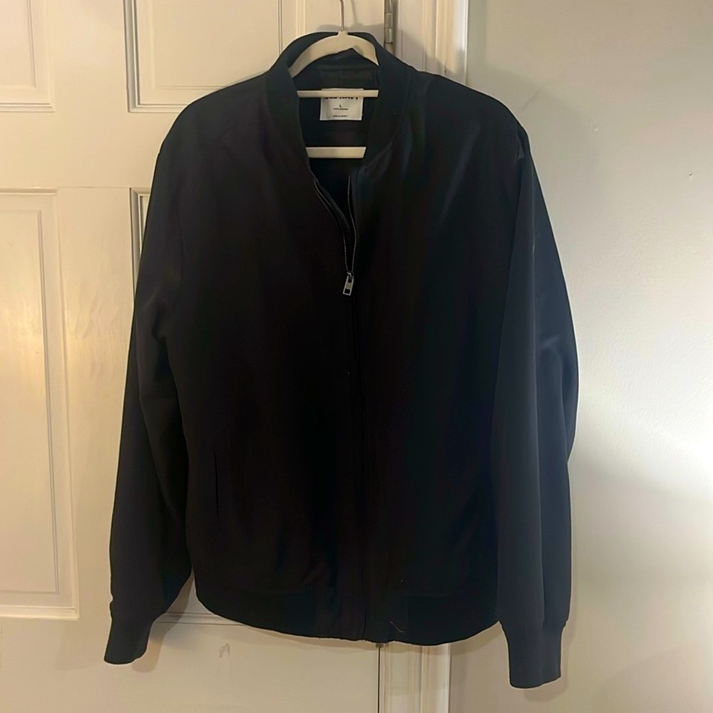 Old Navy black bomber jacket